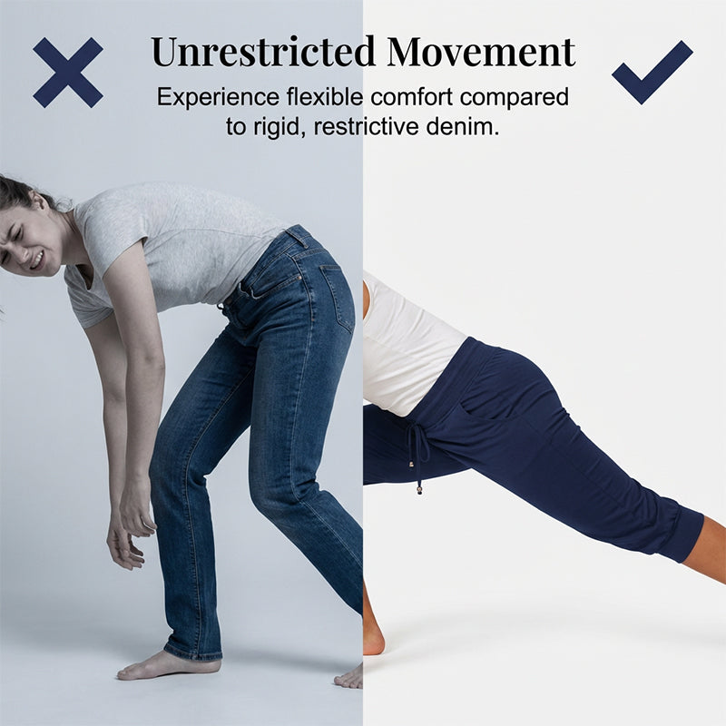 Drawstring Waist Cropped Sweatpants for Lounging