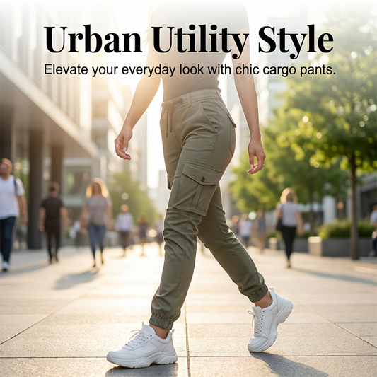 Women's Multi-Pocket Cargo Jogger Pants