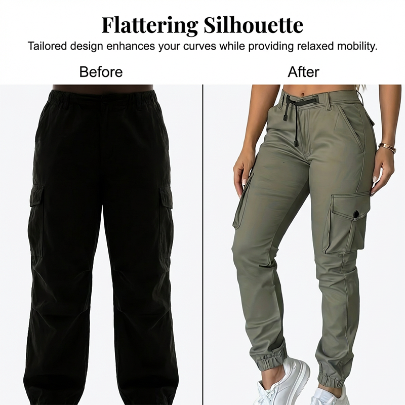 Women's Multi-Pocket Cargo Jogger Pants