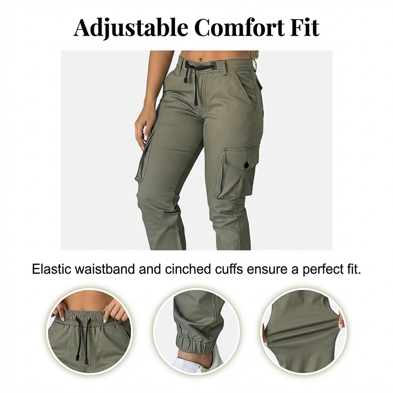 Women's Multi-Pocket Cargo Jogger Pants
