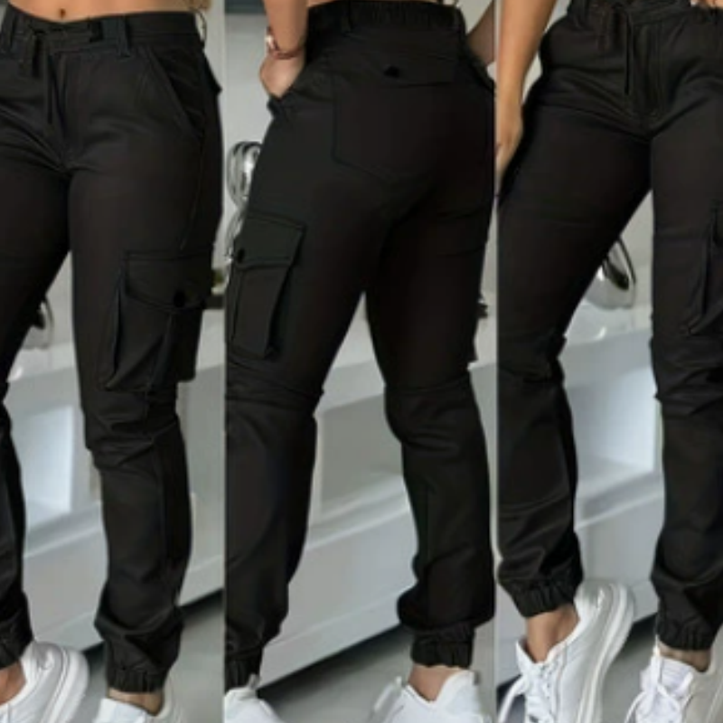 Women's Multi-Pocket Cargo Jogger Pants