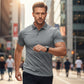 💎 50% OFF! 💎 Men's Quick-Dry Short-Sleeve Lapel T-Shirt – Athletic Fit, Wrinkle-Resistant & Perfect for Work or Weekend 👕✨
