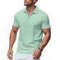 💎 50% OFF! 💎 Men's Quick-Dry Short-Sleeve Lapel T-Shirt – Athletic Fit, Wrinkle-Resistant & Perfect for Work or Weekend 👕✨