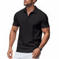💎 50% OFF! 💎 Men's Quick-Dry Short-Sleeve Lapel T-Shirt – Athletic Fit, Wrinkle-Resistant & Perfect for Work or Weekend 👕✨