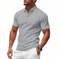 💎 50% OFF! 💎 Men's Quick-Dry Short-Sleeve Lapel T-Shirt – Athletic Fit, Wrinkle-Resistant & Perfect for Work or Weekend 👕✨
