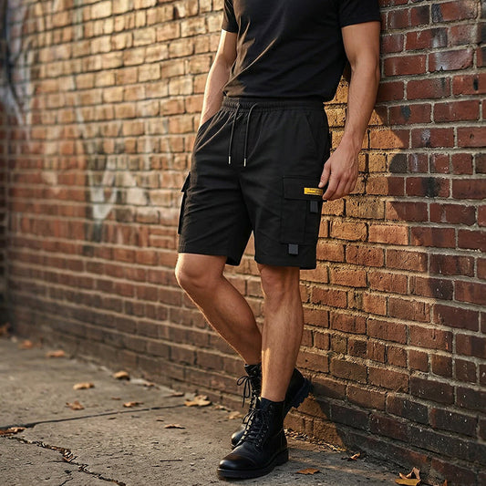 📢📢Big Sale Now On!⏰Men's Casual Cargo Shorts with Drawstring Waist