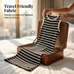 Sleeveless Striped Ribbed Knit Dress