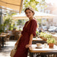 Elegant V-Neck Wide-Leg Jumpsuit