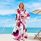 👗 50% OFF NOW! 🌸 Women’s Floral V-Neck Maxi Dress – Cloud-Like Comfort & Elegant Tiers 💃