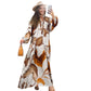 👗 50% OFF NOW! 🌸 Women’s Floral V-Neck Maxi Dress – Cloud-Like Comfort & Elegant Tiers 💃