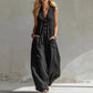 🌞Women's Sleeveless V-Neck Wide-Leg Jumpsuit