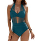 Women's Tummy Control Halter Swimsuit