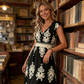 👗 50% OFF NOW! 🎨 Women's Baroque Print Maxi Dress – V-Neck, High Waist & Flowy Silhouette 🌸