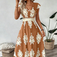 👗 50% OFF NOW! 🎨 Women's Baroque Print Maxi Dress – V-Neck, High Waist & Flowy Silhouette 🌸