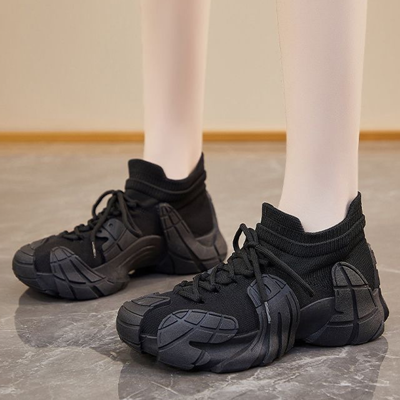 Casual Slip On Knit Walking Shoes