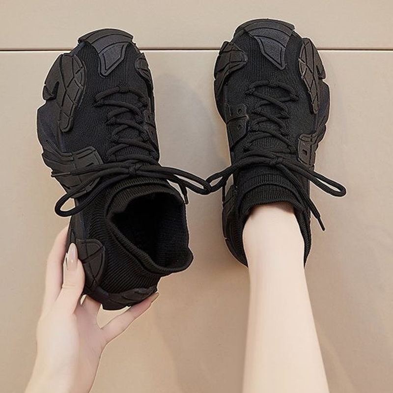 Casual Slip On Knit Walking Shoes