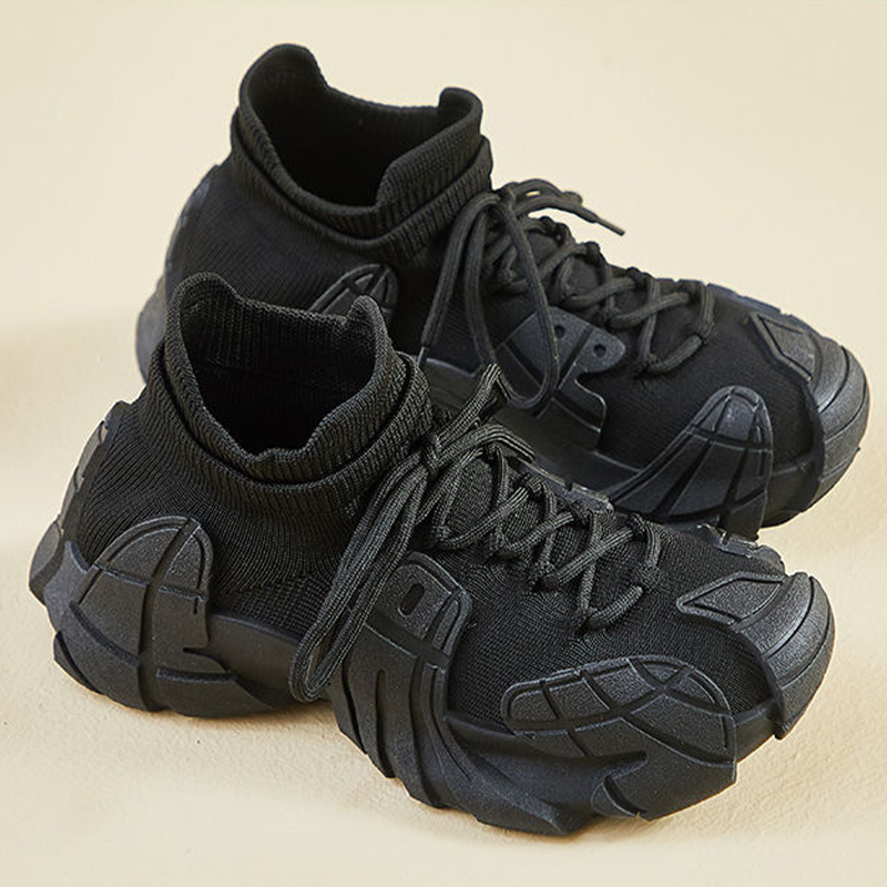 Casual Slip On Knit Walking Shoes