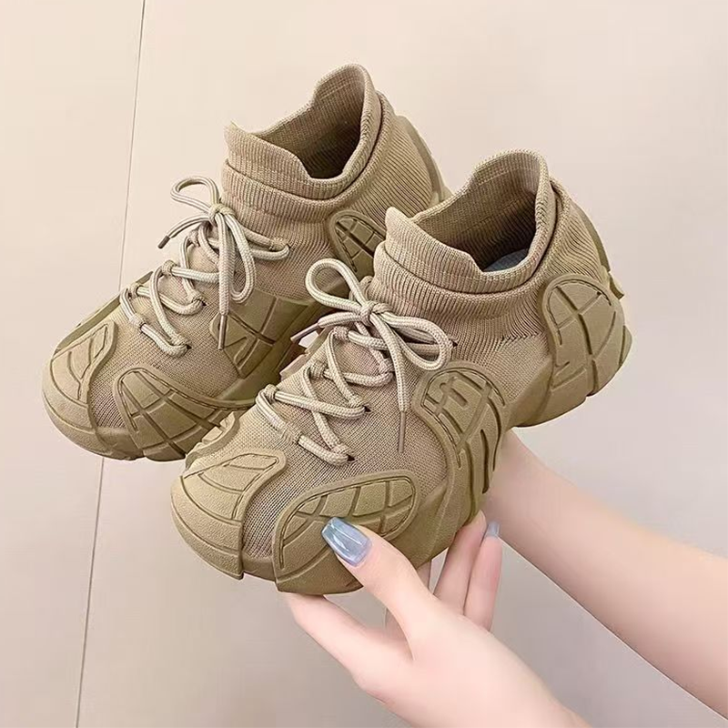 Casual Slip On Knit Walking Shoes