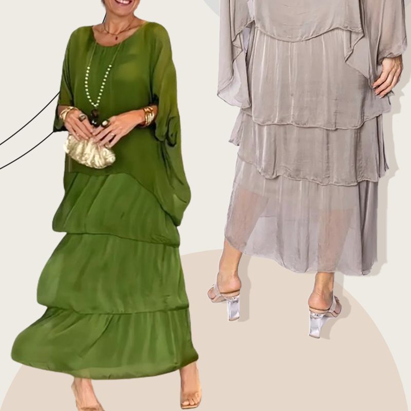 👗 50% OFF NOW! 🎨 Artistic Style Loose Dress – Relaxed Fit, Unique Design & Perfect for Casual Days 🌸