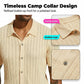 Men's Short Sleeve Knitted Button-Up Shirt
