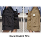 Men's Casual Cargo Shorts with Elastic Waist