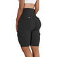Women's Stretch High Waisted Biker Shorts