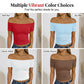 Women's Off-Shoulder Short Sleeve Slim Fit Top