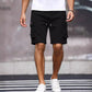 Men's Casual Cargo Shorts with Drawstring Waist