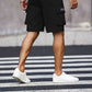 Men's Casual Cargo Shorts with Drawstring Waist