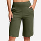 Women's High-Waist Yoga Shorts with Pockets