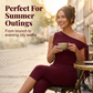 One-Shoulder Top & Capri Pants 2-Piece Set