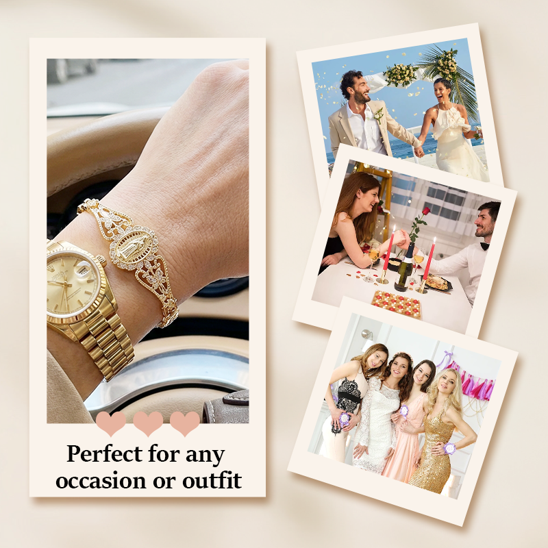 🌸 Graceful Mary Bracelet: Mother’s Day Gift Bundle 🎁🌹