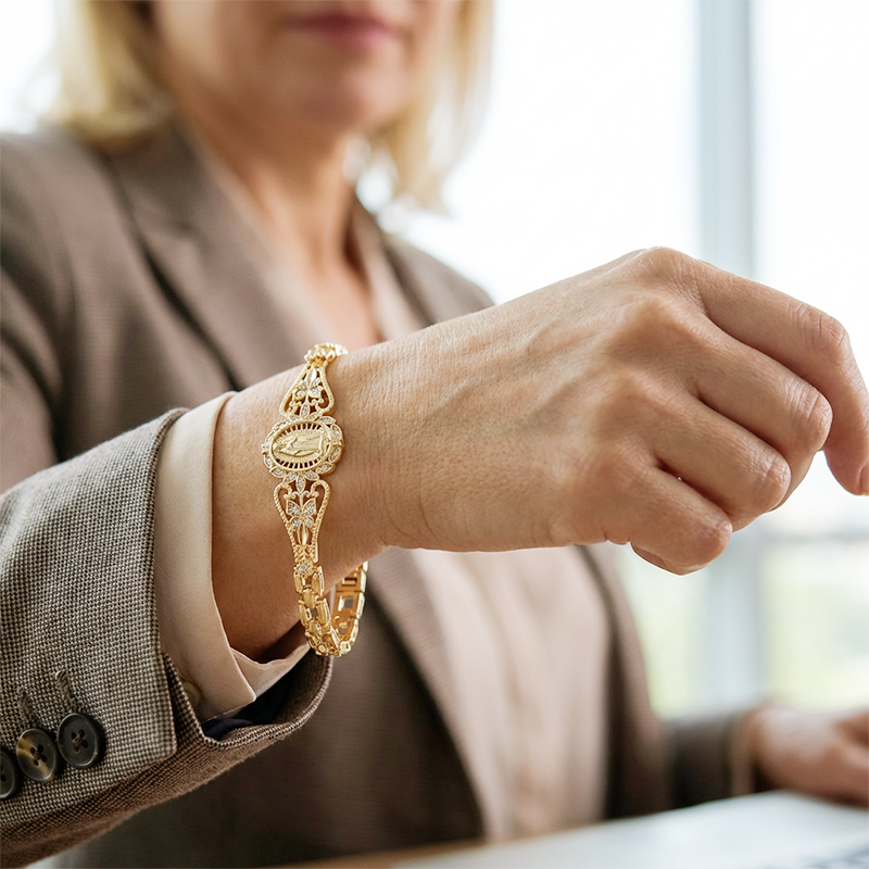 🌸 Graceful Mary Bracelet: Mother’s Day Gift Bundle 🎁🌹