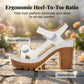 Women's Summer Platform One-Strap Sandals