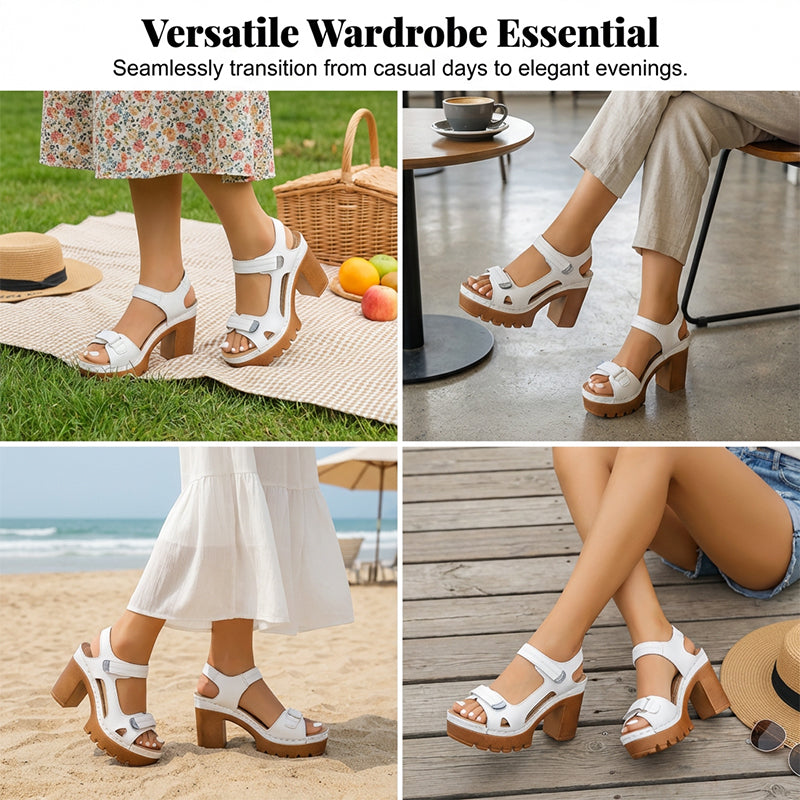 Women's Summer Platform One-Strap Sandals