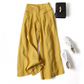 Women's Cotton-Linen Wide-Leg Pants