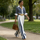 ⏳Time-Limited Special⏰Women's Striped Shirt & Wide-Leg Pants 2-Piece Set