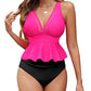 Women's Peplum Tankini Set with Bottom