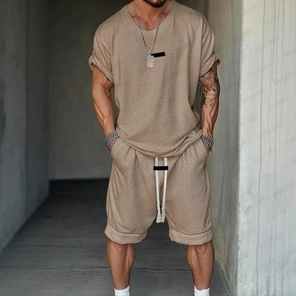🎁New arrival 50% OFF💥Men's Casual T-Shirt & Shorts Set