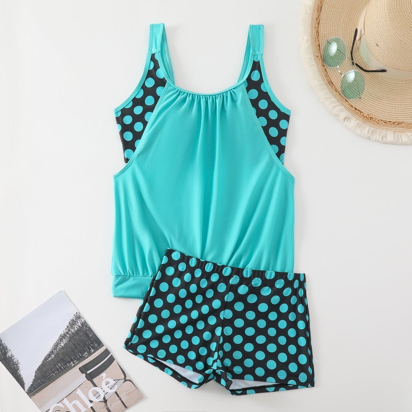 🥳2026 HOT SALE💞50K+ SOLD!✨Women's Polka Dot Two Piece Swimsuit