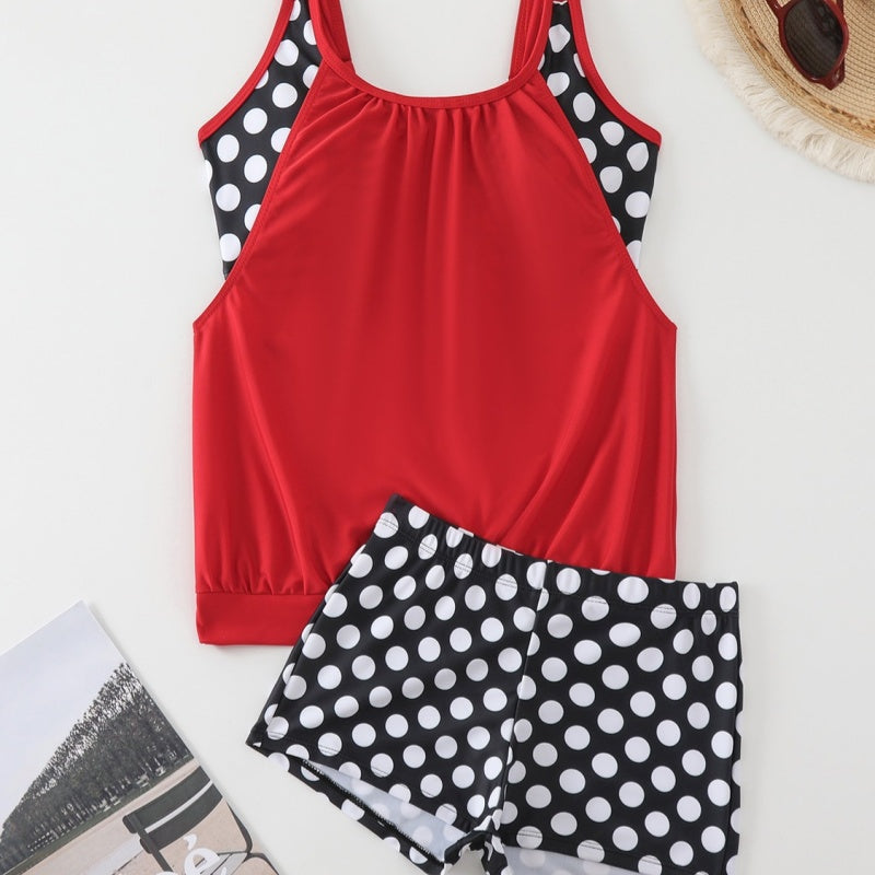🥳2026 HOT SALE💞50K+ SOLD!✨Women's Polka Dot Two Piece Swimsuit