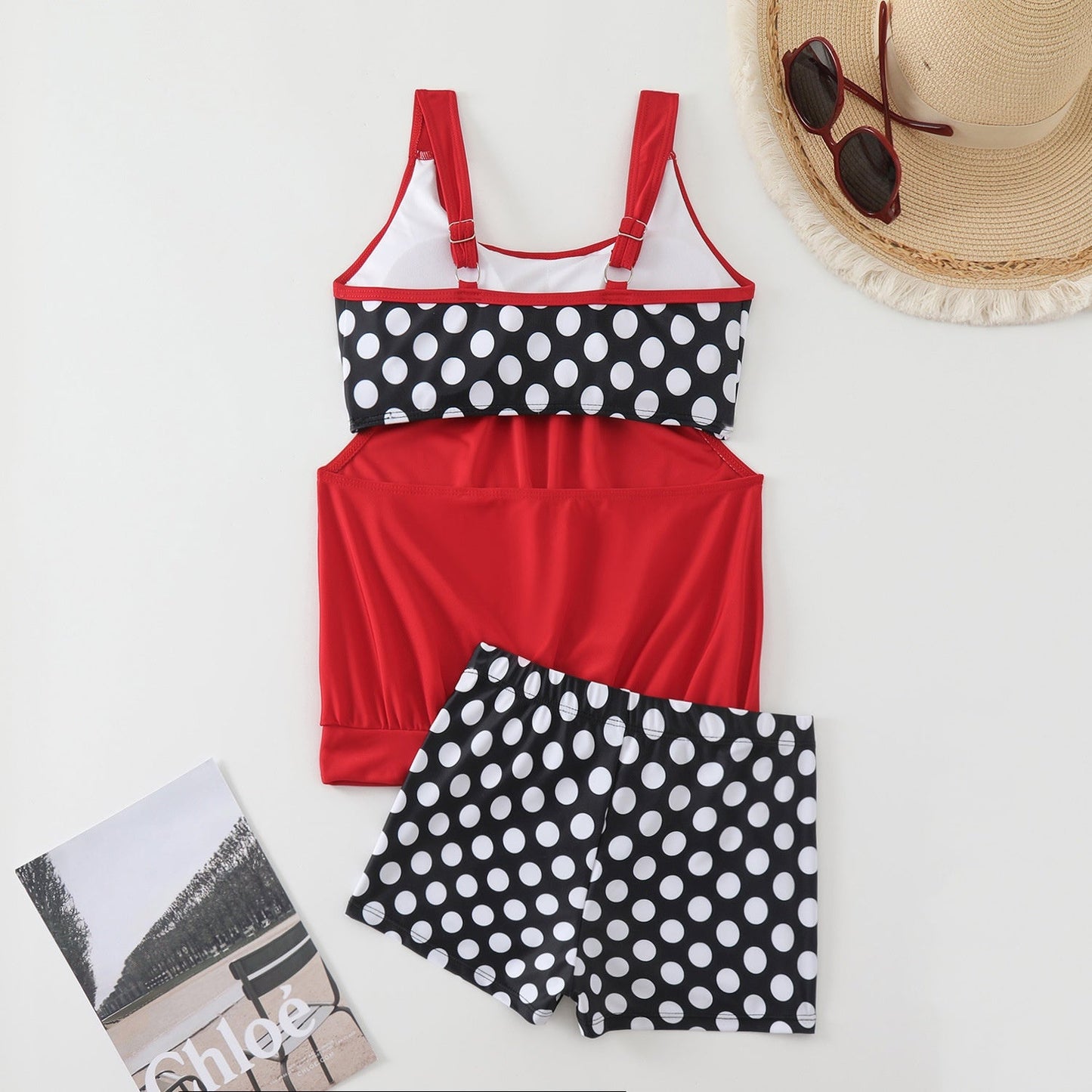 🥳2026 HOT SALE💞50K+ SOLD!✨Women's Polka Dot Two Piece Swimsuit