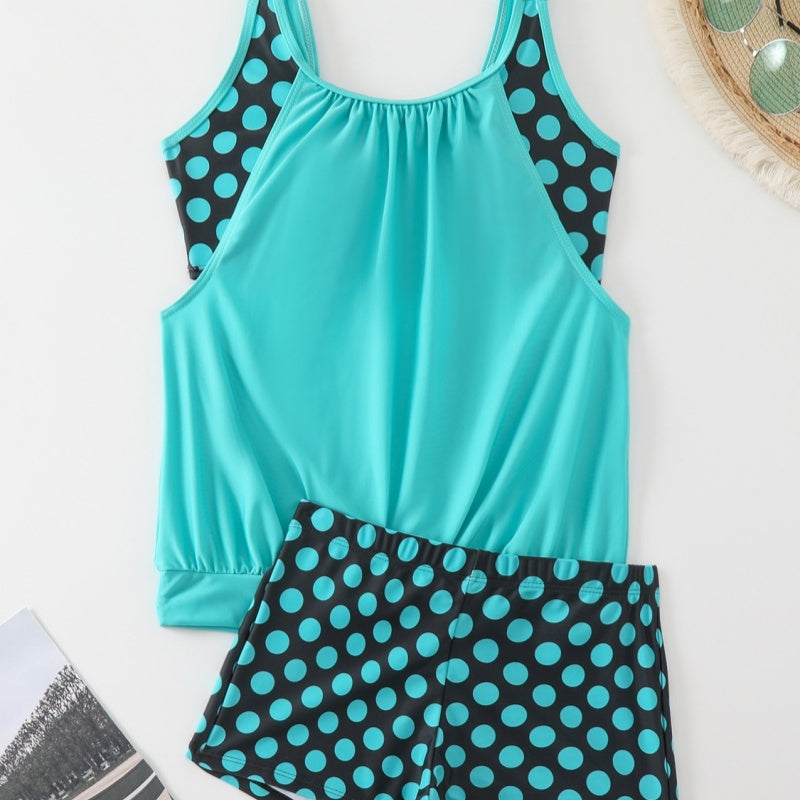 🥳2026 HOT SALE💞50K+ SOLD!✨Women's Polka Dot Two Piece Swimsuit