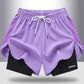 🥳2026 HOT SALE🥳2-in-1 Quick-Dry Running Shorts for Men & Women