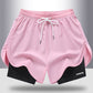 🥳2026 HOT SALE🥳2-in-1 Quick-Dry Running Shorts for Men & Women