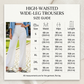 Women’s Solid Color Casual Wide Leg Pants