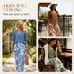 ⏰🔥LIMITED TIME 50% OFF! 🌸 Women’s V-Neck Blouse & Printed Wide-Leg Pants Set – Trendy, Comfortable & Perfect for Any Occasion 💃✨