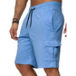Men's Casual Cargo Shorts with Pockets