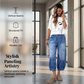 🔥2026 Newest Models-Women’s Elastic Waist Loose Fit Cropped Jeans