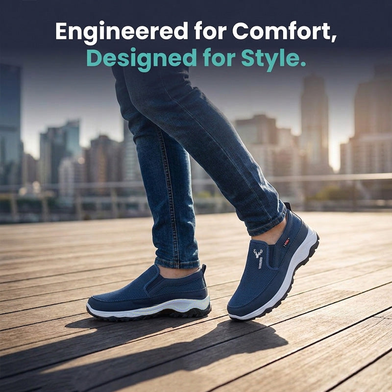 Men's Breathable Slip-On Walking Shoes